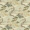 Green Stain Resistant Performance Pet Friendly Global Toile Novelty Print Upholstery Fabric by The Yard - SKU: Linford Seafoam